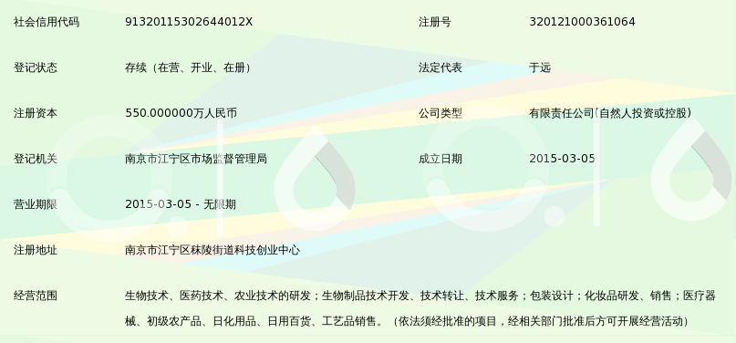 南京奥格妮克生物科技